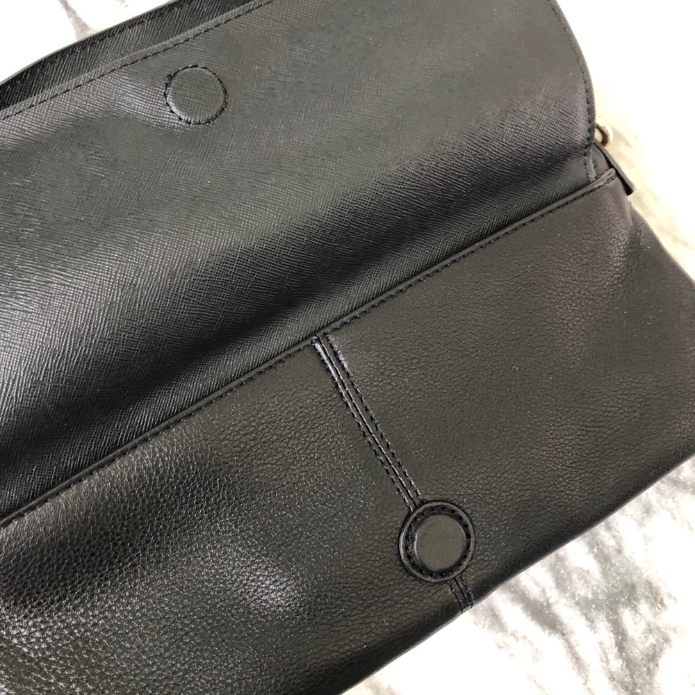 DKNY Black Leather Shoulder Bag - Picture 6 of 8